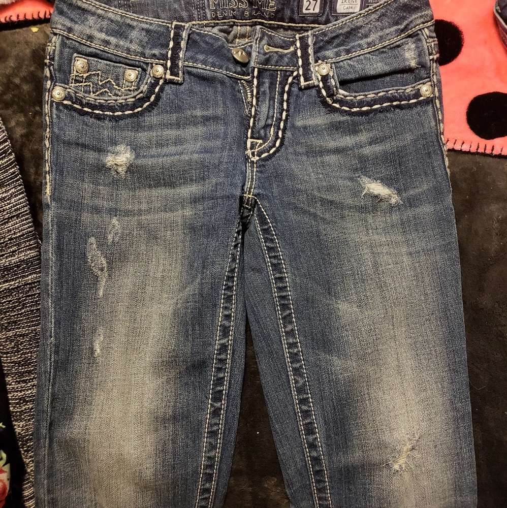 Miss Me Denim Irene Capri's